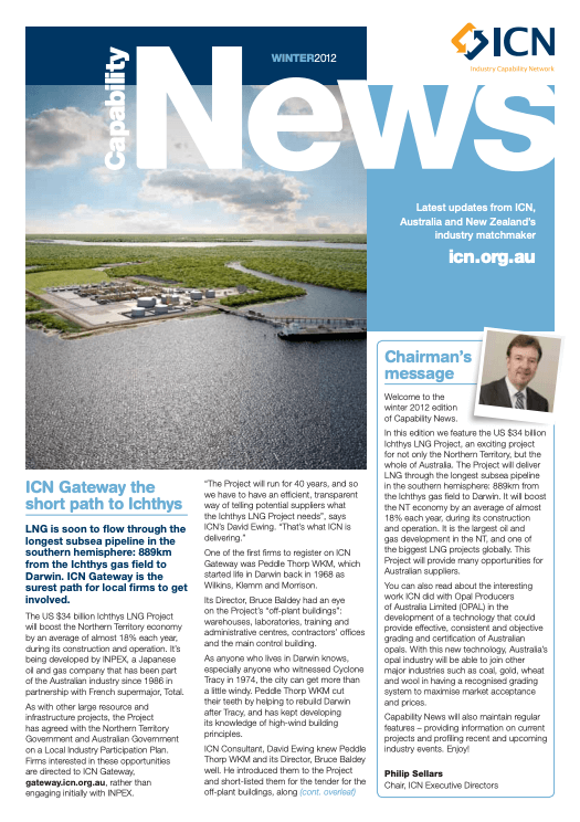 Capability News: Winter 2012